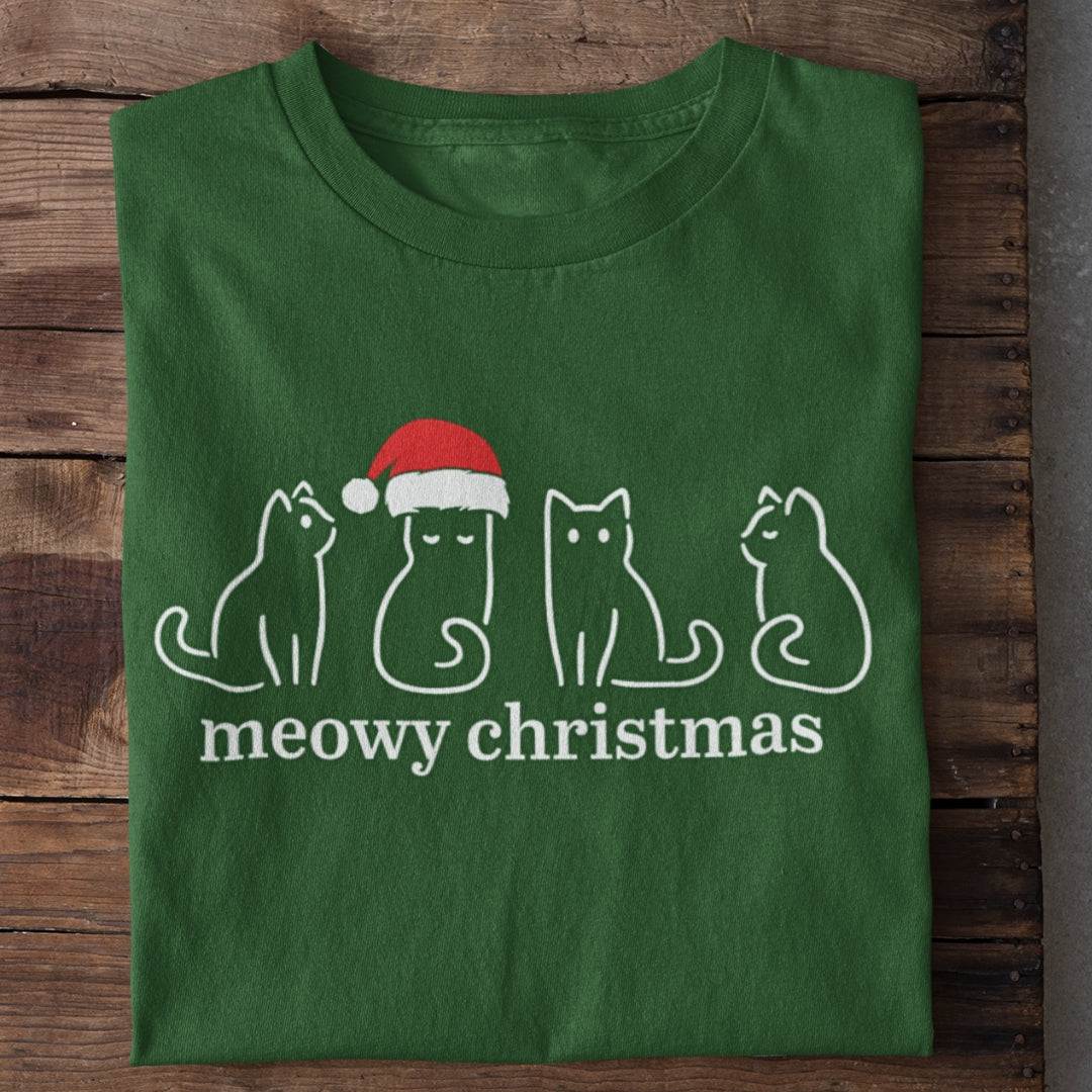 Meowy Christmas T-Shirt