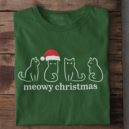 Meowy Christmas T-Shirt