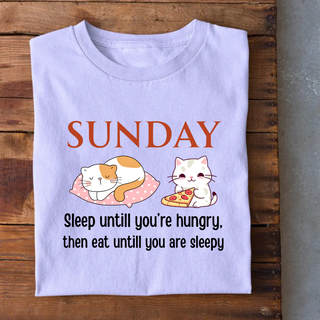 Sunday Eat Sleep Repeat T-Shirt