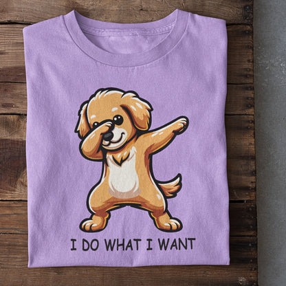 I Do What I want Dog T-Shirt - The Shophaul Designs