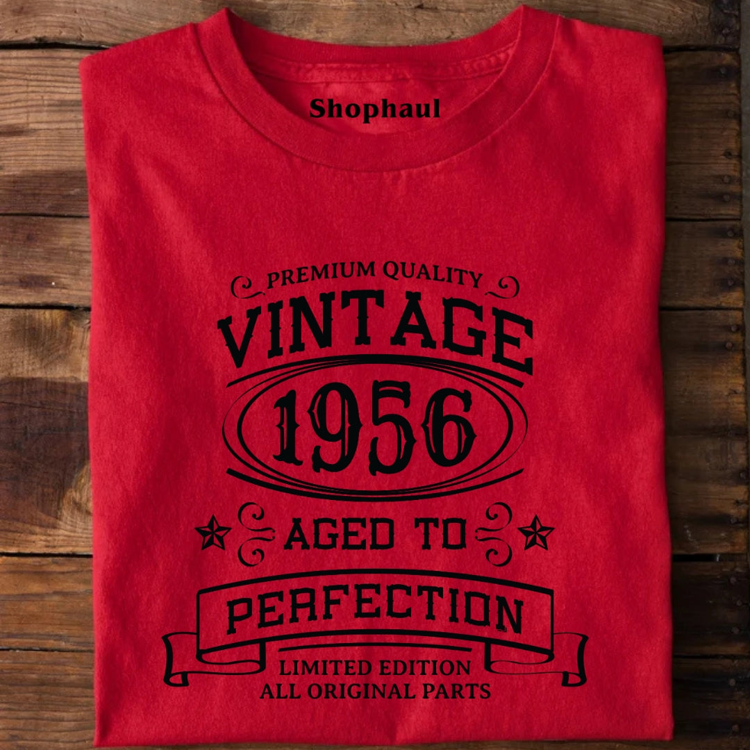 Vintage 1956 Aged to Perfection T-Shirt