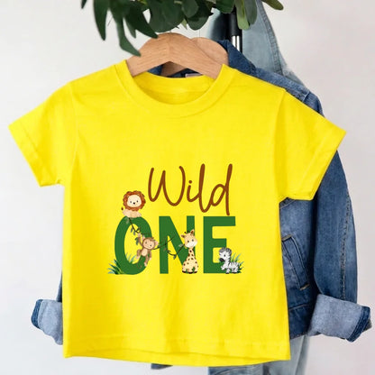 Kids Wild one birthday T-Shirt 