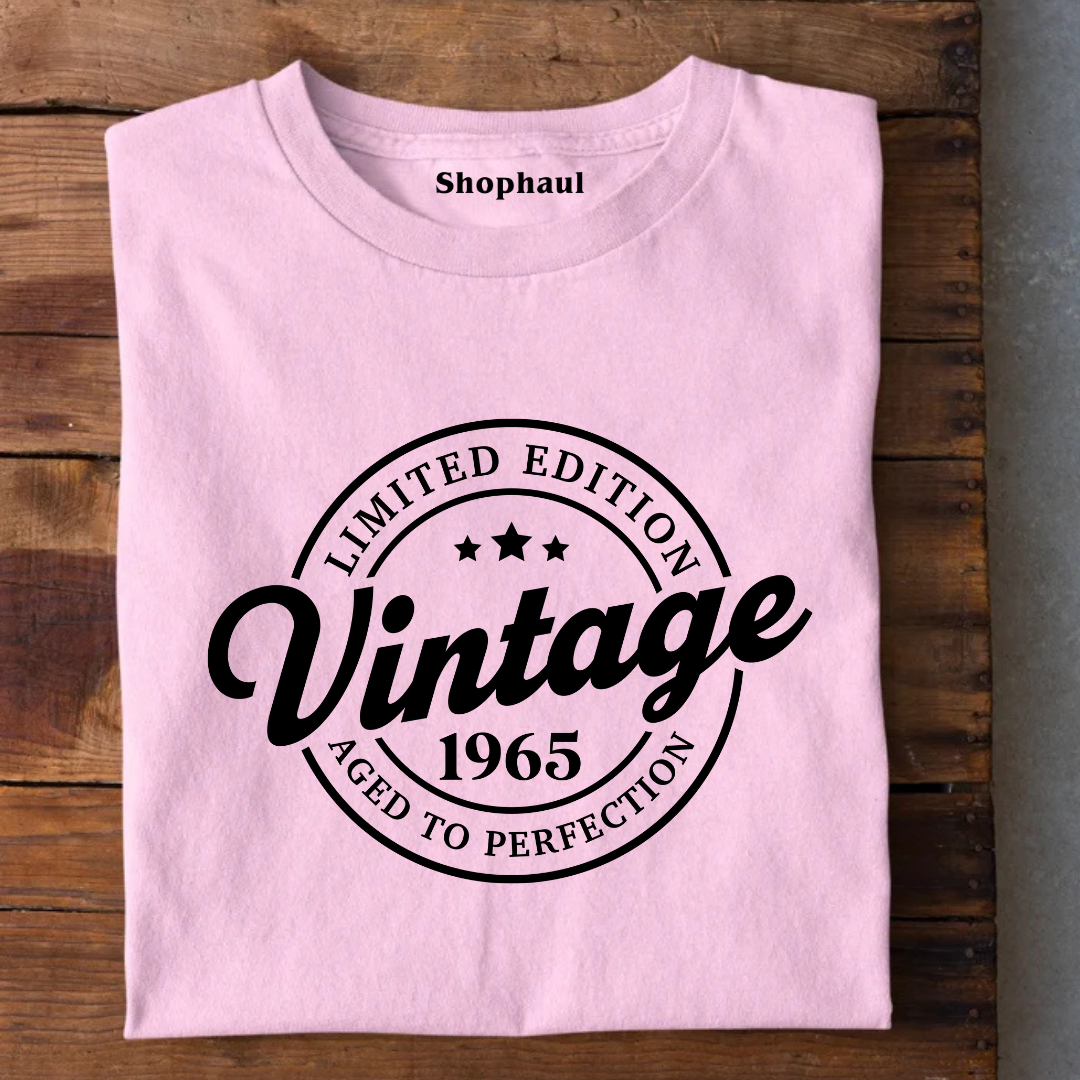 Vintage 1965 Birthday T-Shirt