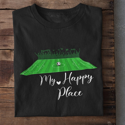 My Happy Place Football T-Shirt