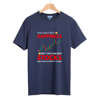 You Can't Buy Happiness Stock Market T-Shirt