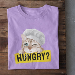 Hungry Cat Cooking T-Shirt