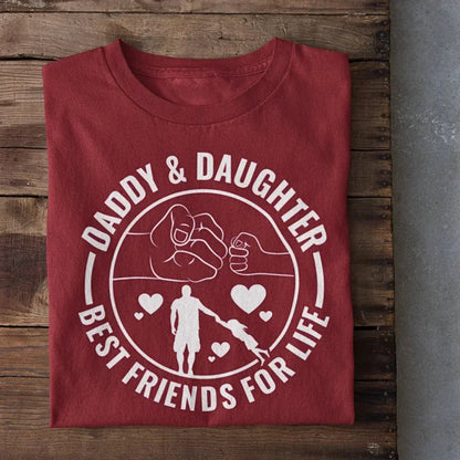 Dad Daughter Best Friends for Life Combo Matching T-Shirt dad daughter, Fly Bundles, Fly Bundles Parent Product