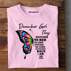 December Girl Birthday T-Shirt