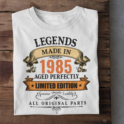 Legends Made in 1985 Birthday T-Shirt