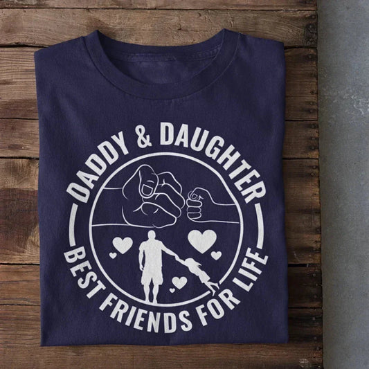 Dad Daughter Best Friends for Life Combo Matching T-Shirt dad daughter, Fly Bundles, Fly Bundles Parent Product