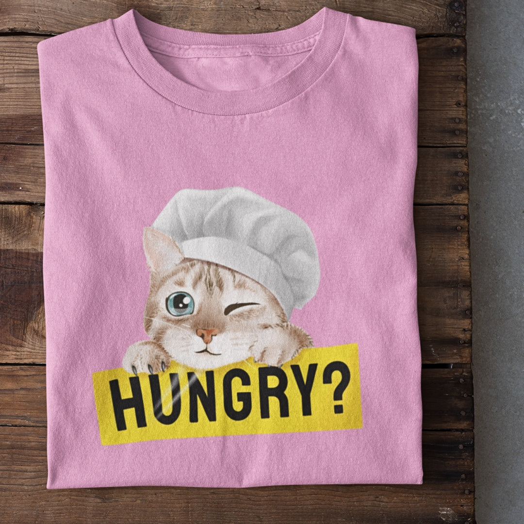 Hungry Cat Cooking T-Shirt