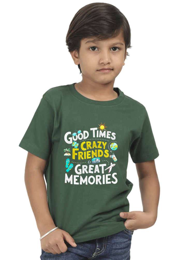 Good Times Crazy Friends Great Memories T-Shirt