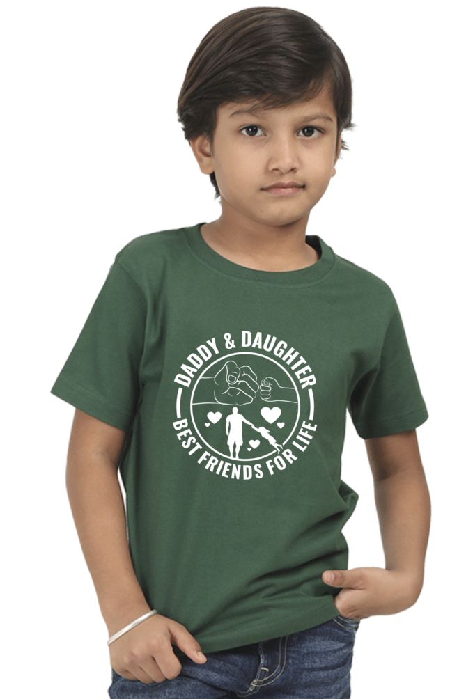Kids Dad Daughter Best Friends for Life T-Shirt