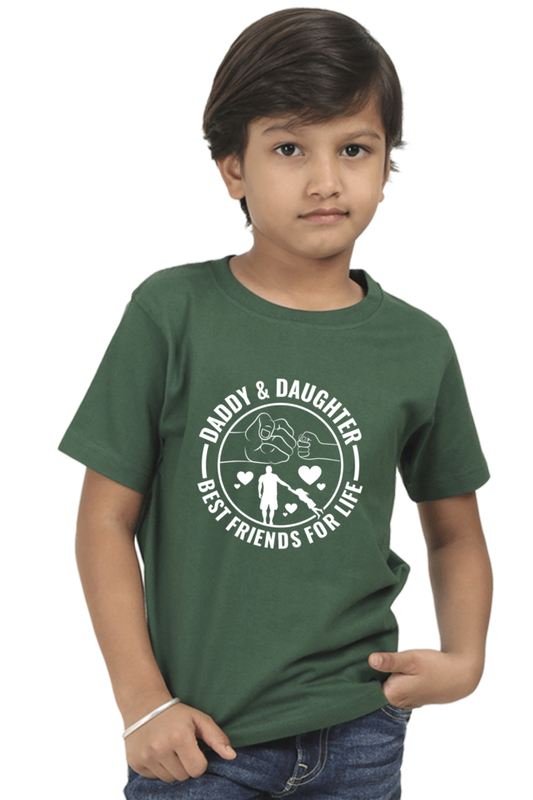 Kids Dad Daughter Best Friends for Life T-Shirt