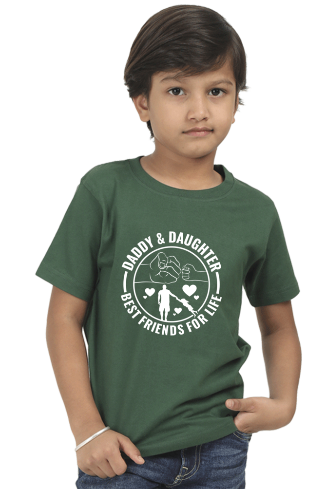 Kids Dad Daughter Best Friends for Life T-Shirt