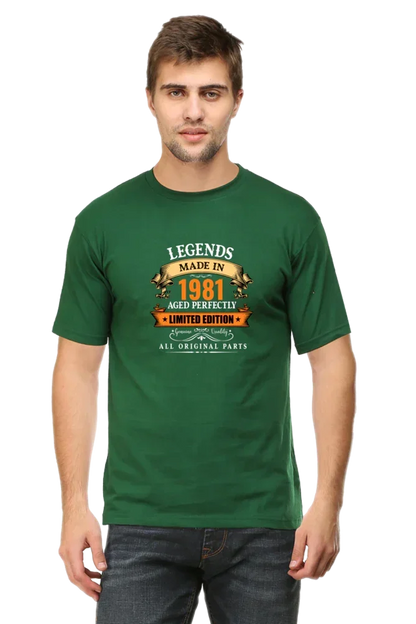 Legends Made in 1981 Birthday T-Shirt