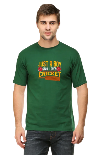 Just a boy Who loves Cricket T-Shirt
