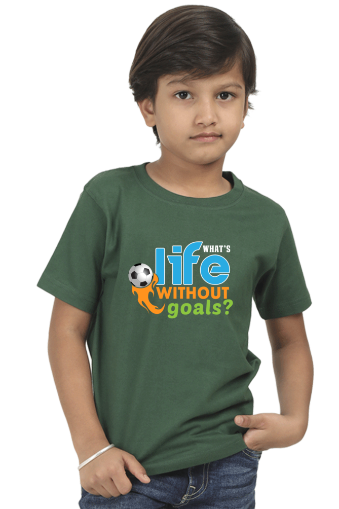 Kids What's Life without Goal T-Shirt The Shophaul