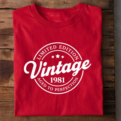 Vintage 1981 Birthday T-Shirt