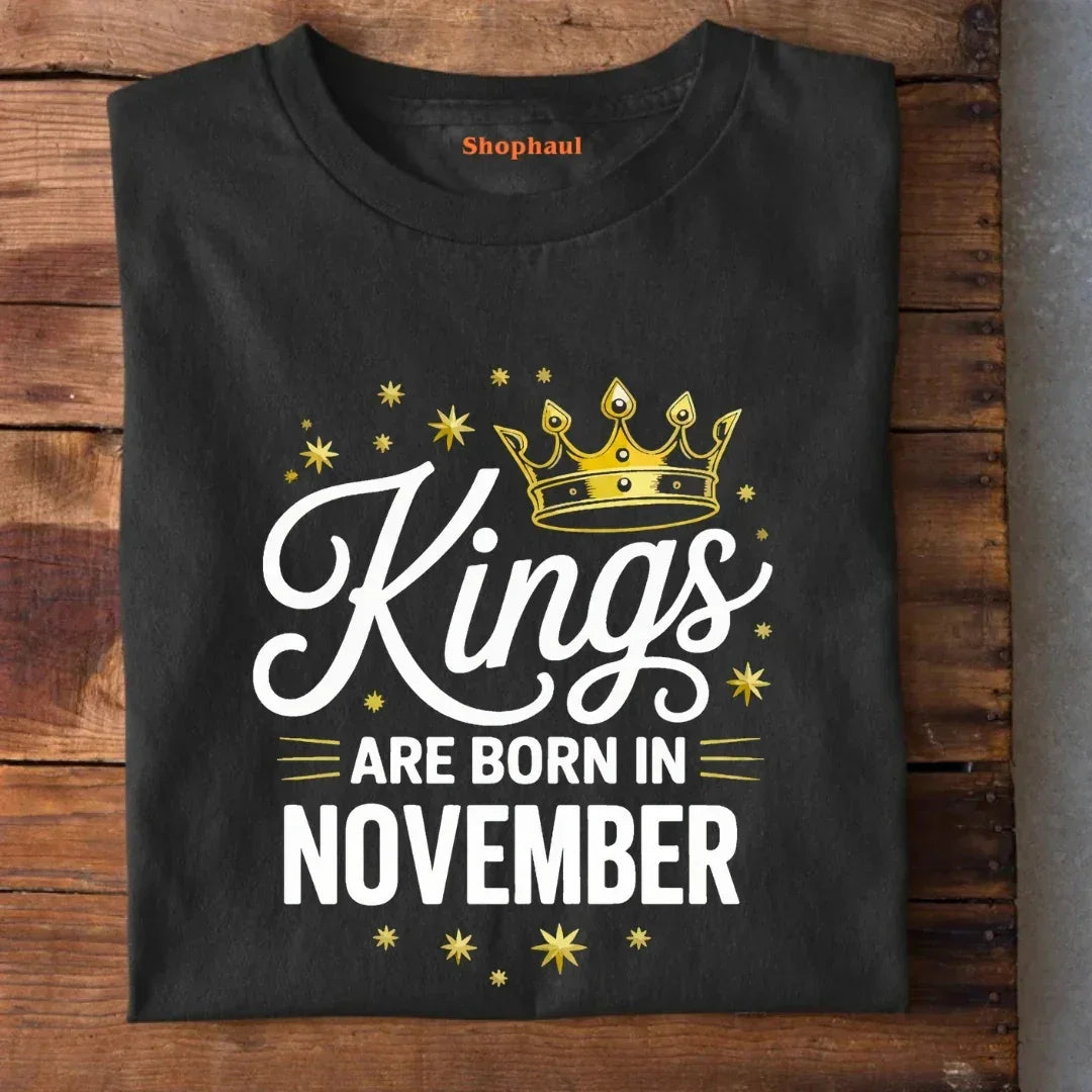 Kings Born in November T-Shirt