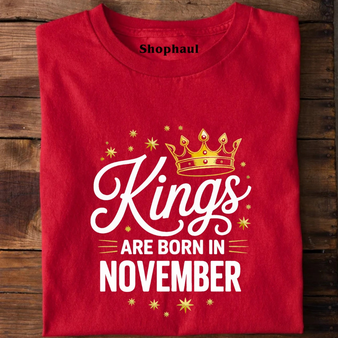 Kings Born in November T-Shirt