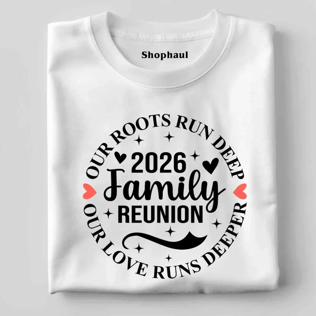 Family Reunion T-Shirt - Baby Blue / XS 