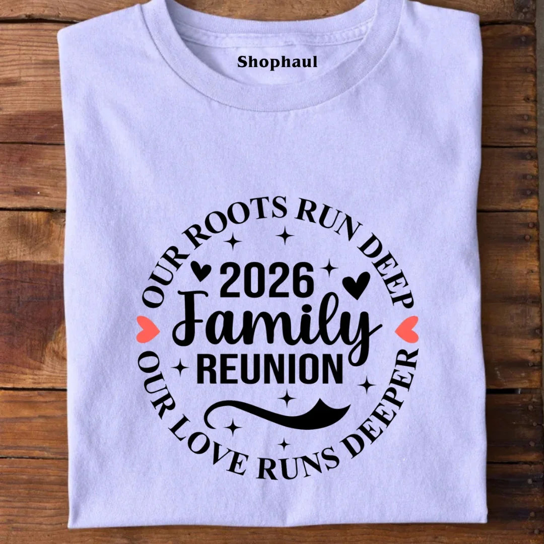 Family Reunion T-Shirt - Baby Blue / XS 
