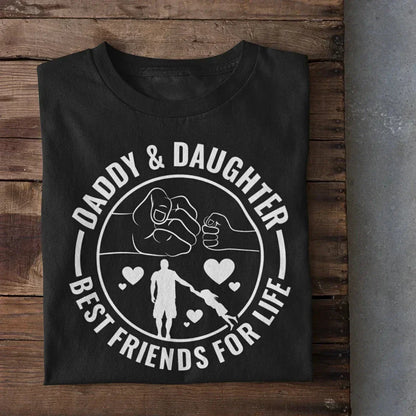 Dad Daughter Best Friends for Life Combo Matching T-Shirt dad daughter, Fly Bundles, Fly Bundles Parent Product