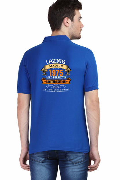 Polo 1975 50th Birthday T-Shirt (Year Customized)
