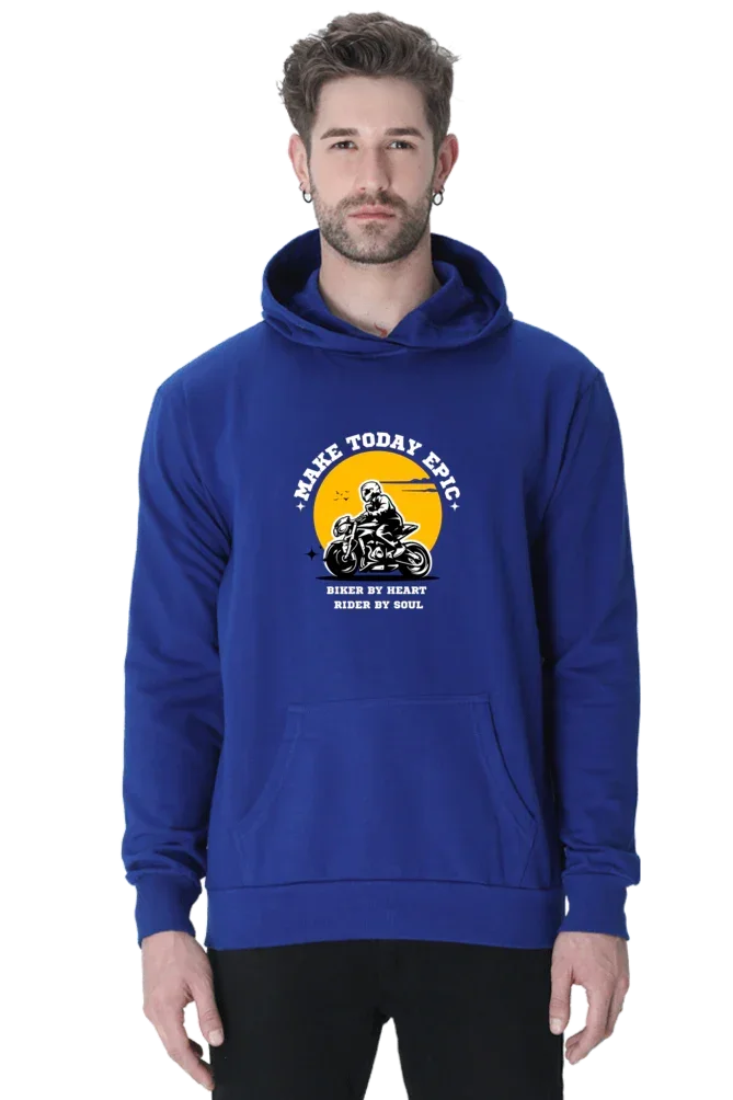 Make Today Epic Biker Hoodie - Unisex