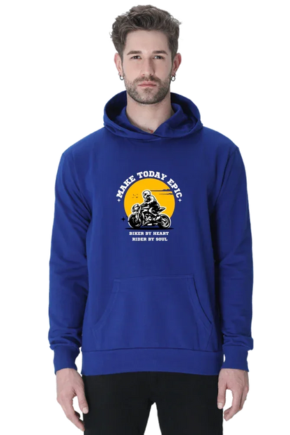 Make Today Epic Biker Hoodie - Unisex