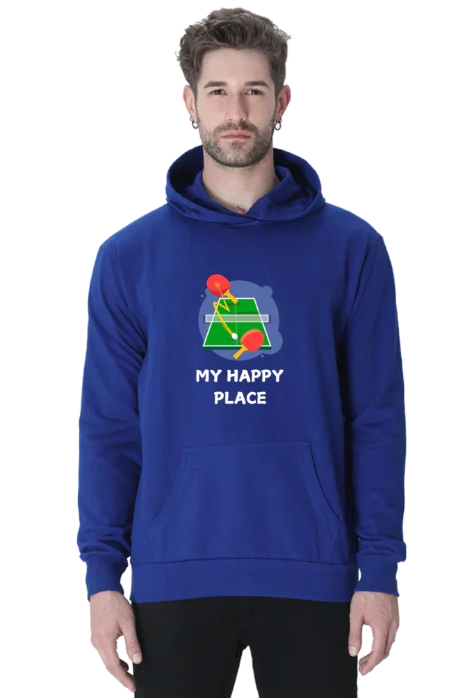 Table Tennis Happy Place Hoodie - Unisex