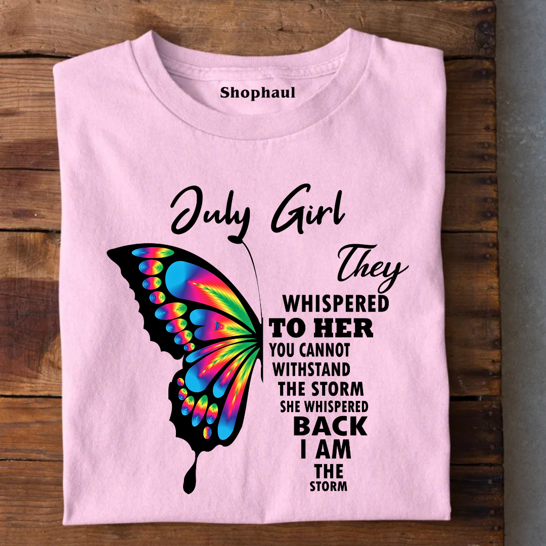 July Birthday Girl T-Shirt