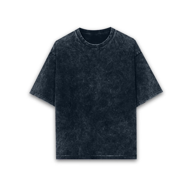 Unisex Acid Wash Oversized T-shirt - Plain