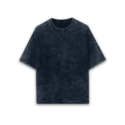 Unisex Acid Wash Oversized T-shirt - Plain