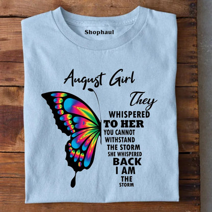 August Girl Birthday T-Shirt (Clearance Sale)