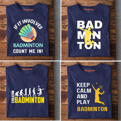 Pack of 2 Badminton Surprise T-Shirts (Clearance SALE)