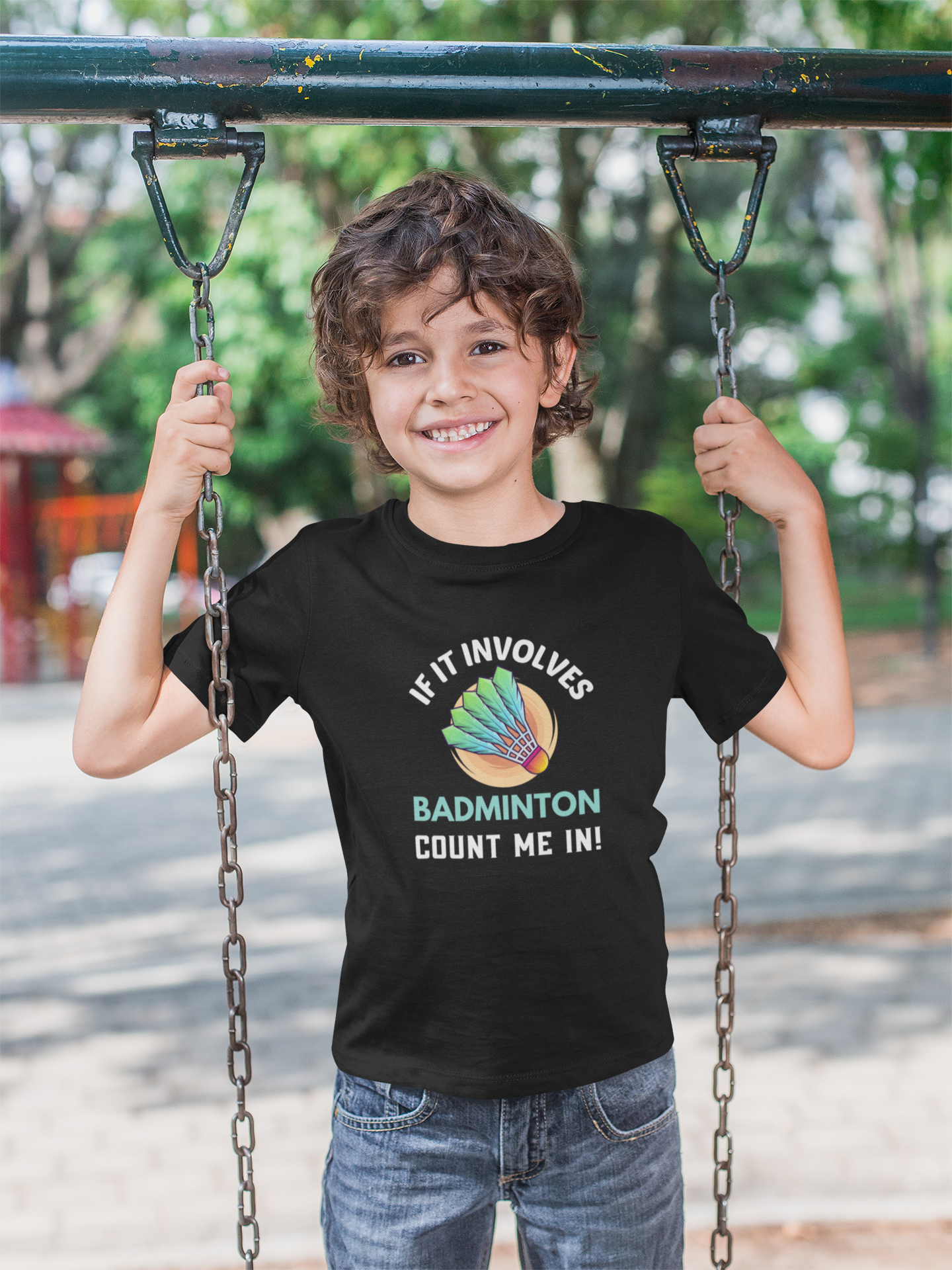 Kids If it Involves Badminton T-Shirt The Shophaul