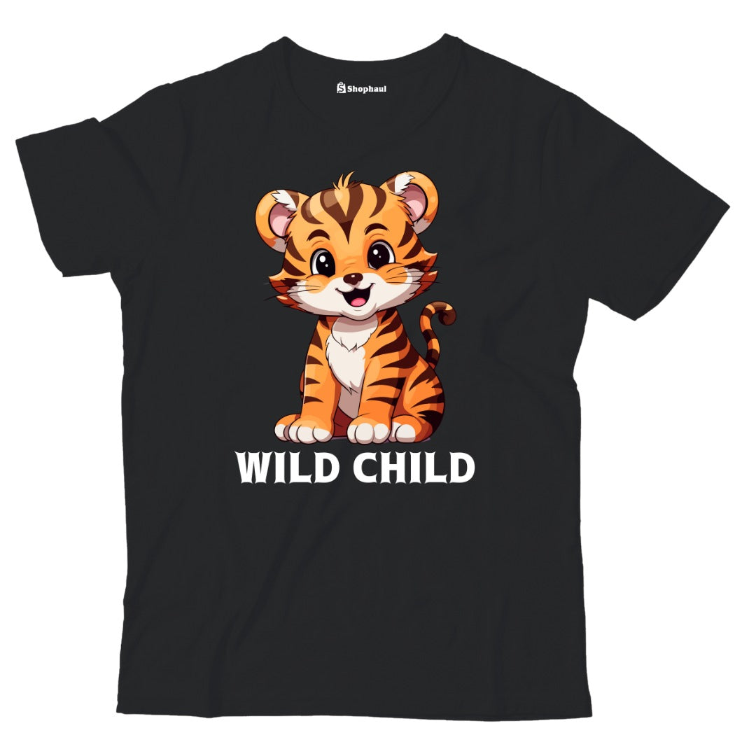 Kids Wild Child Tiger T-Shirt The Shophaul