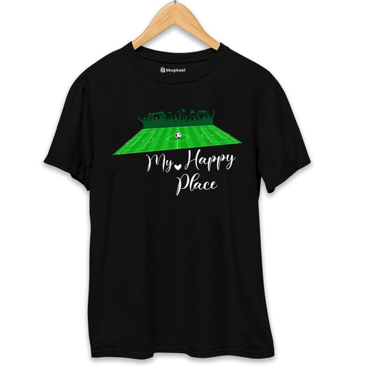 My Happy Place Football T-Shirt The Shophaul