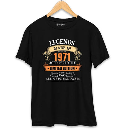 Legends Made in 1971 Birthday T-Shirt