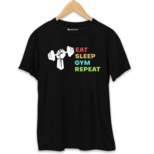 Eat Sleep Gym T-Shirt The Shophaul