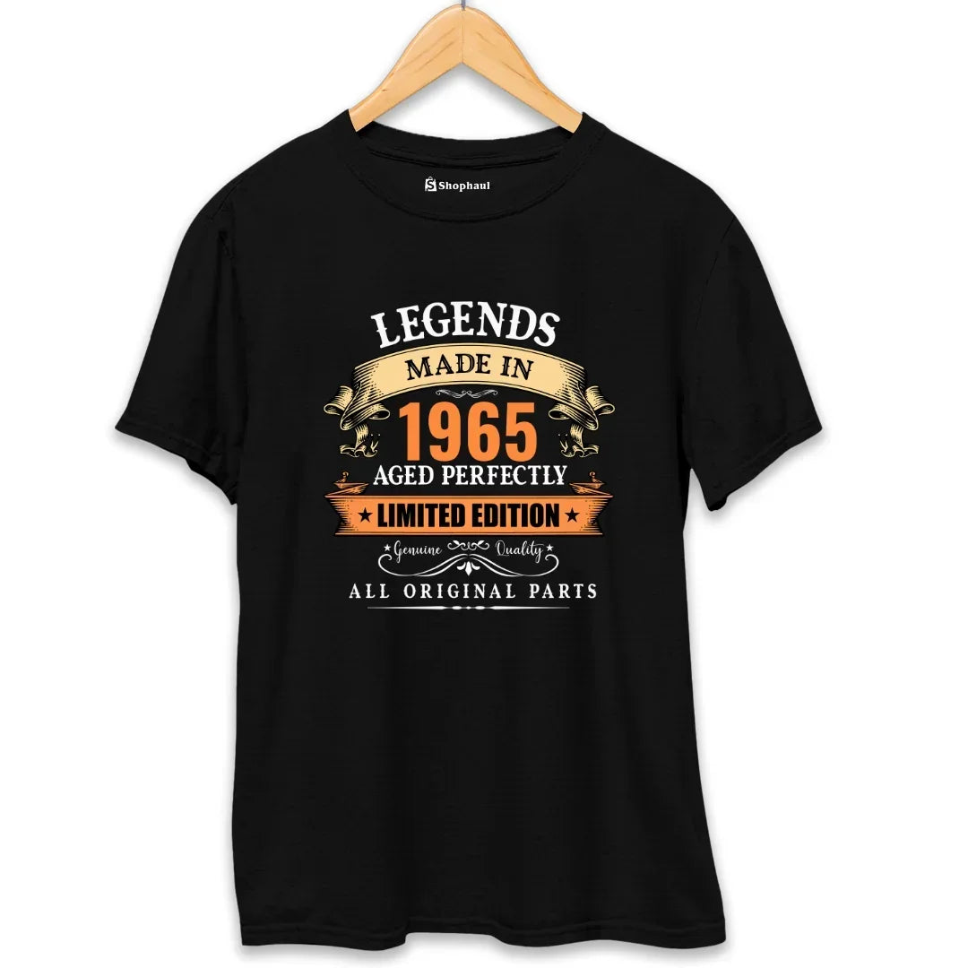 Legends Made in 1965 Birthday T-Shirt