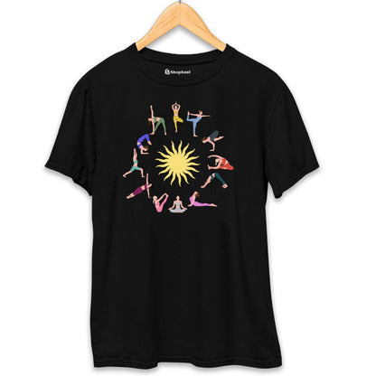 Surya Namskar Yoga T-Shirt The Shophaul