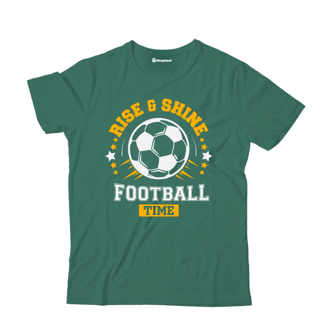 Kids Rise and Shine Football T-Shirt The Shophaul