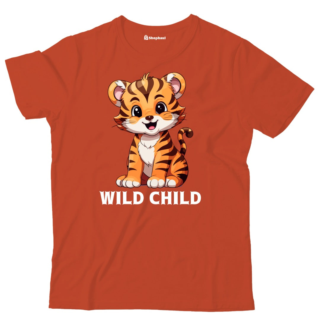 Kids Wild Child Tiger T-Shirt The Shophaul