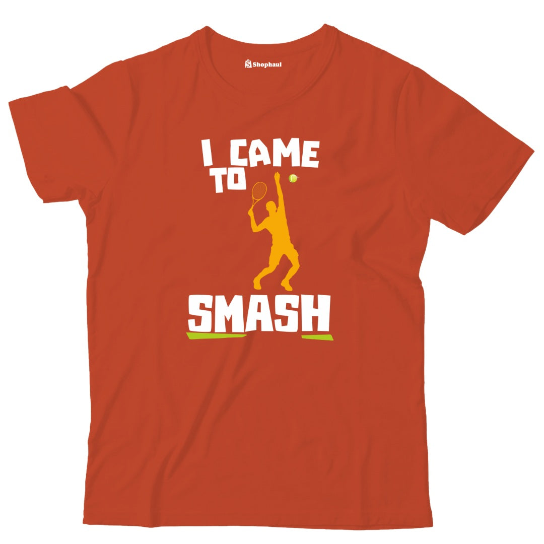 Kids I Came to Smash Tennis T-Shirt The Shophaul