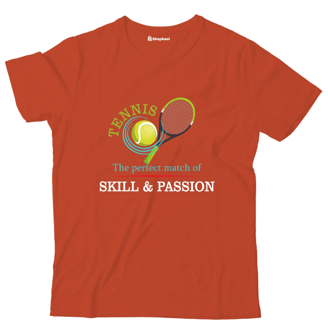 Kids Tennis is perfect match of Skill and Passion T-Shirt The Shophaul