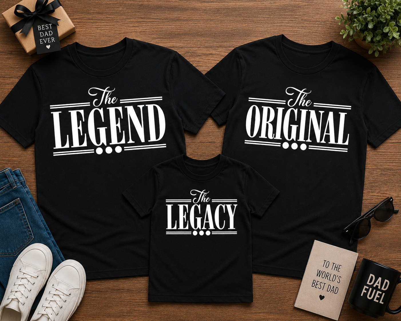 The Original Legend Legacy T-Shirt Matching Combo