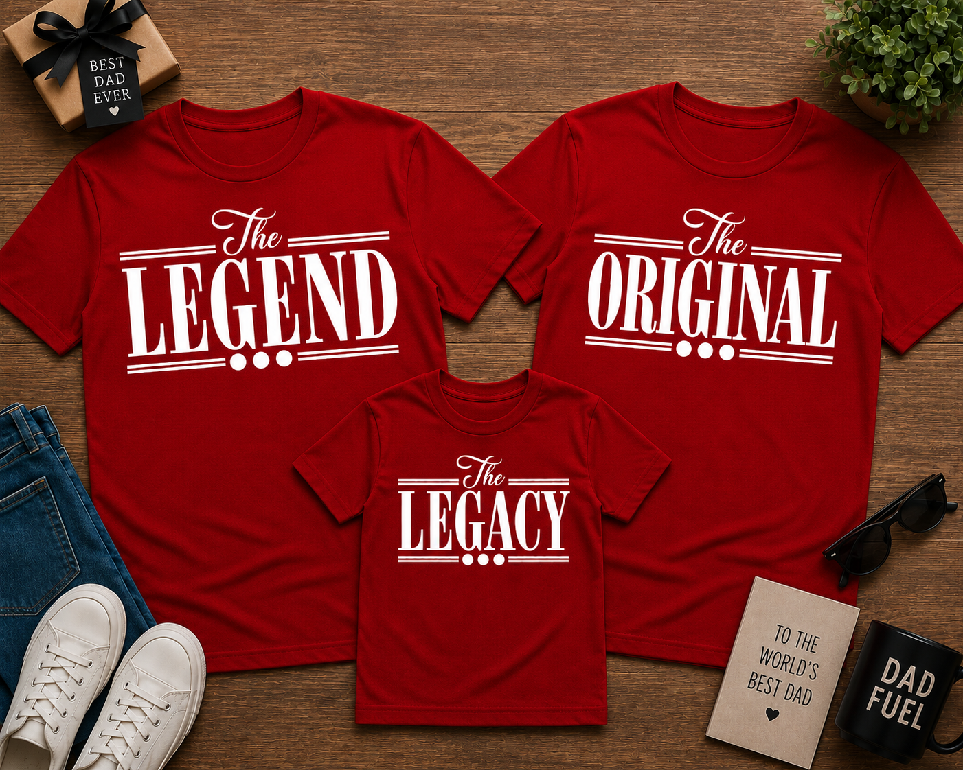 The Original Legend Legacy T-Shirt Matching Combo